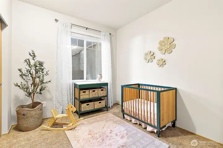 2nd bedroom perfect for nursery, kids room, office or…….
