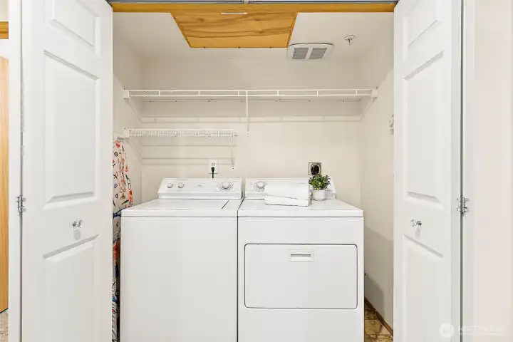 in-unit washer and dryer