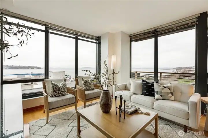 Enjoy the many views with floor to ceiling windows!