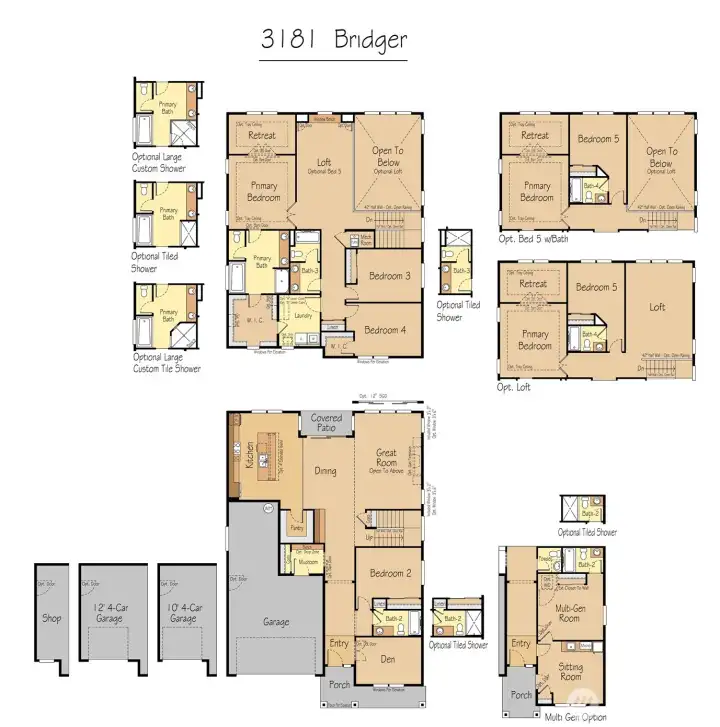 Bridger structural options