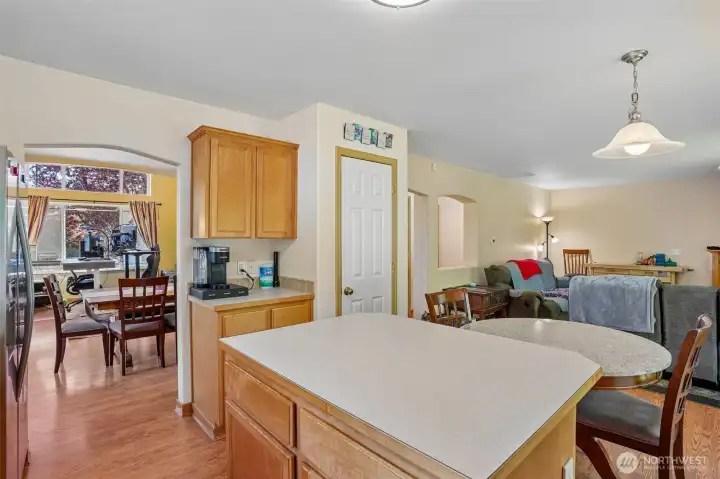 Coffee bar with pantry