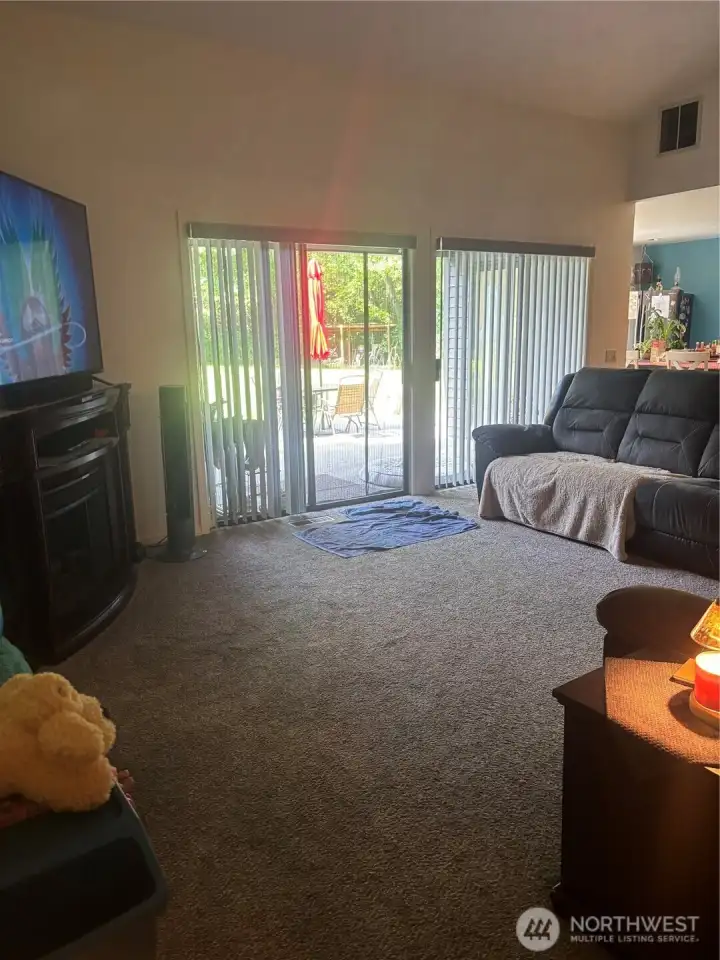 slider from living room to patio