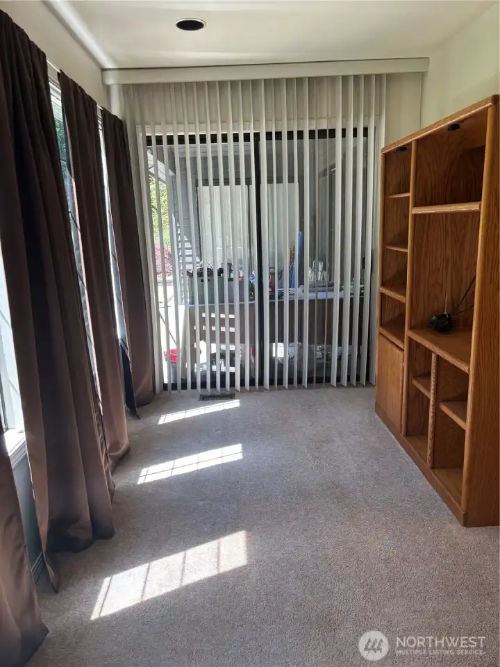 Entrance to patio from main bedroom