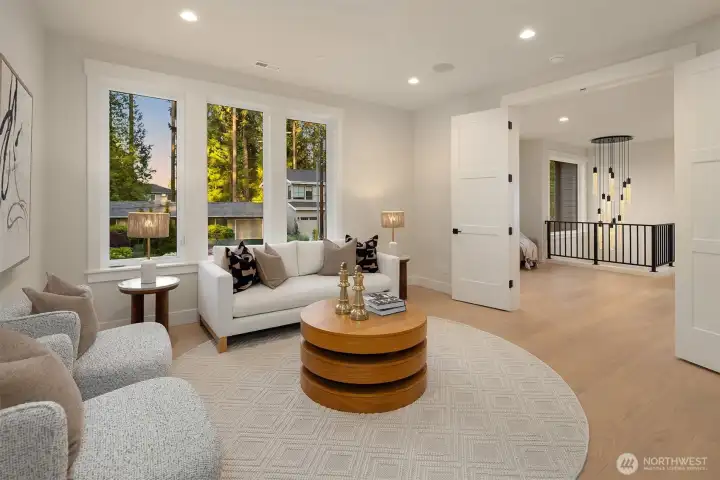 Designed as a space between busy and quiet, this connected upper-level retreat offers room to gather, recharge, and adapt naturally to the rhythms of everyday life.