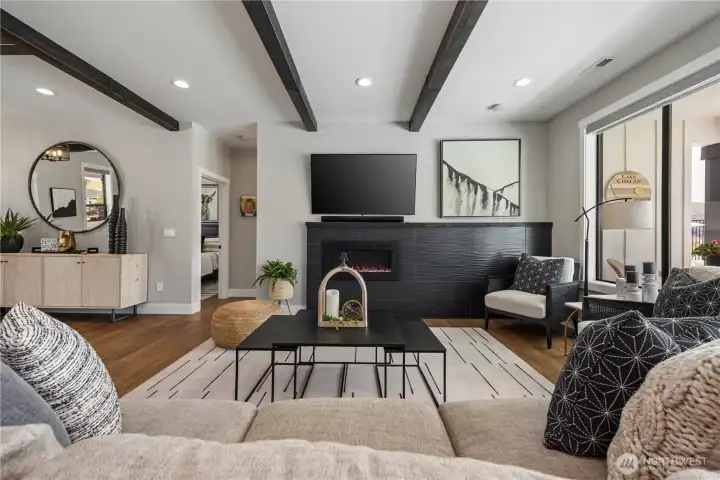 Living Room facing Guest Wing