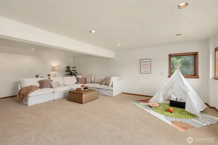The generous bonus room offers endless possibilities.