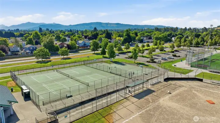 Tennis courts Tennis courts