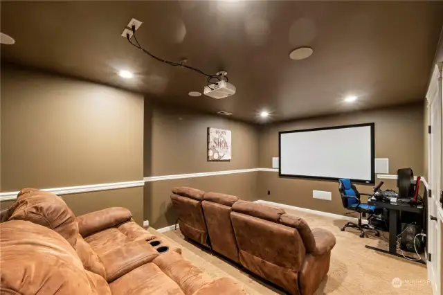 Oh my! Everyone's dream theater room to forget about life and enjoy your next movie!