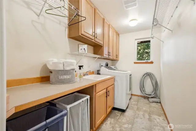 LAUNDRY ROOM: Upstairs where the bedrooms are!