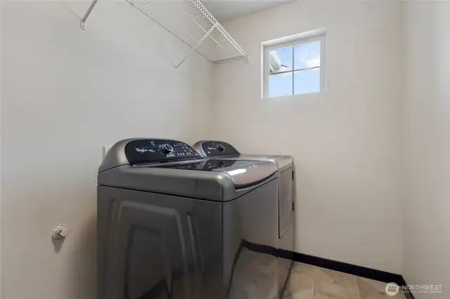 Laundry upstairs