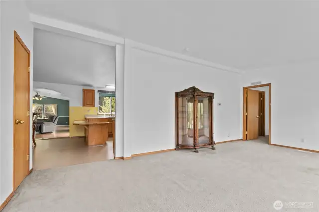 Entry and living room