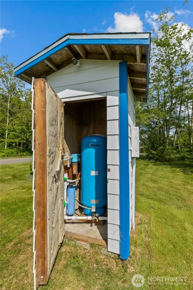 Well utilized for one of the two home, the other is on Water Association