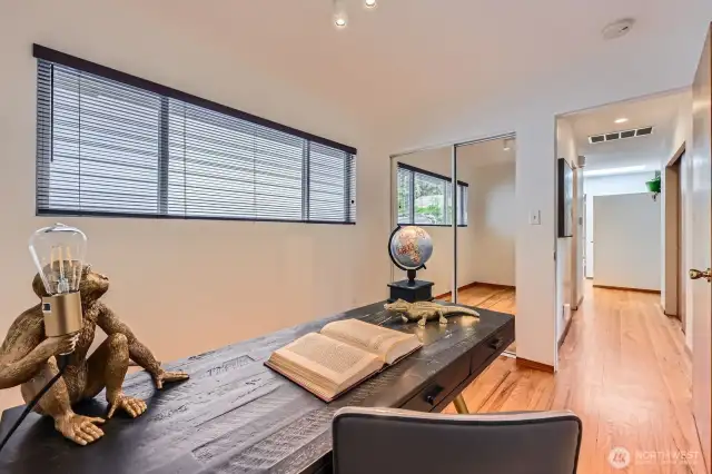 Third bedroom shown here as a home office.