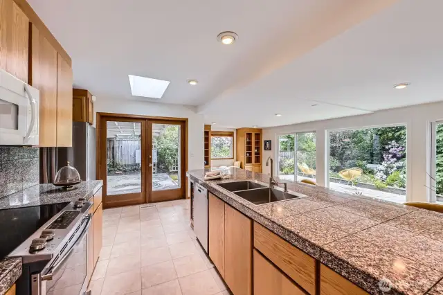Open concept kitchen