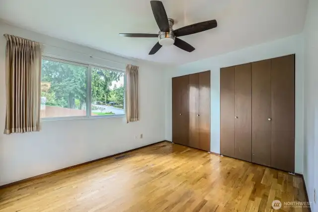 Secondary bedroom 2 (window to backyard)