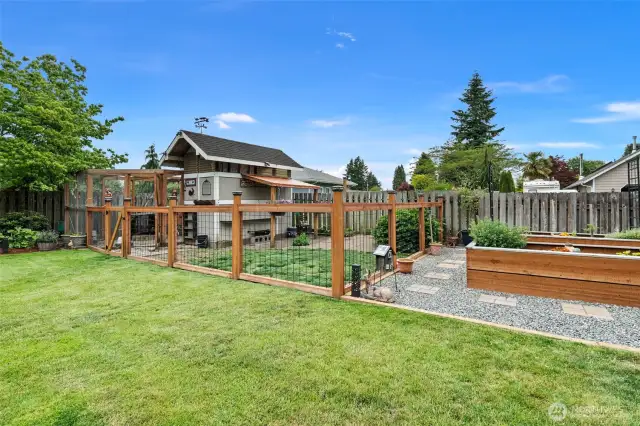 Chicken coop area- or convert back to playset.