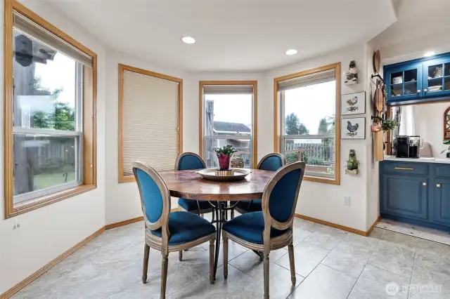 Eat in kitchen area.