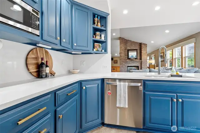 Recently remodeled. Lots of light.
