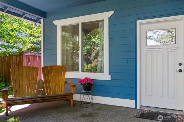 Covered front porch