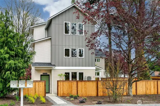 Fully fenced yard