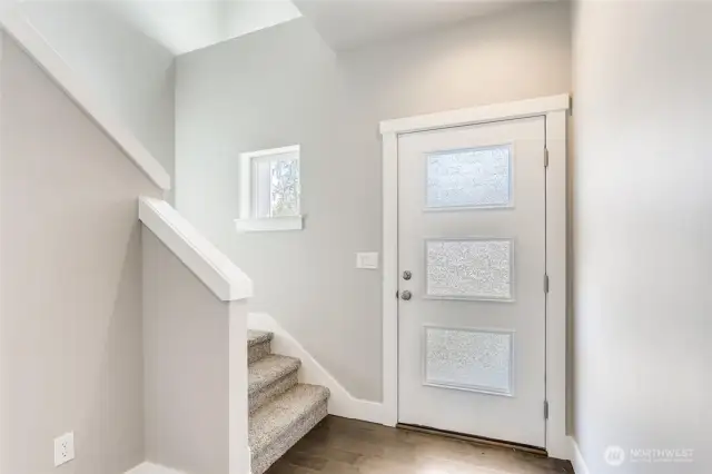 Photos of a completed home next door