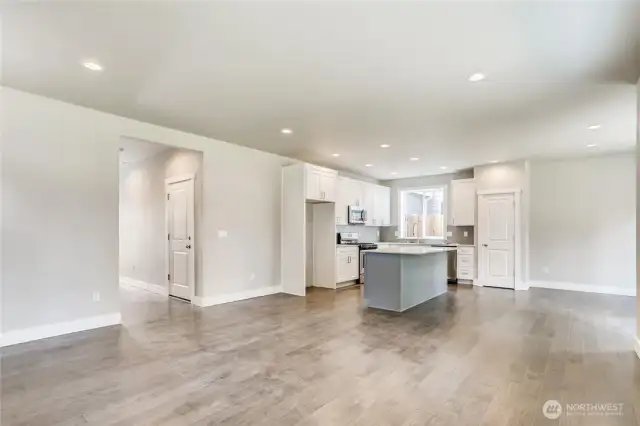 Photos of a completed home next door