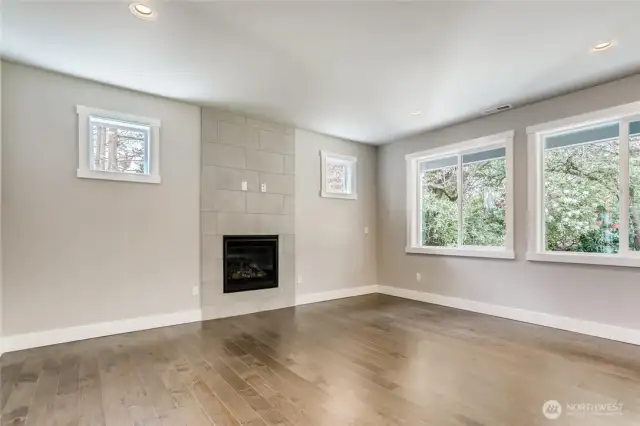 Photos of a completed home next door