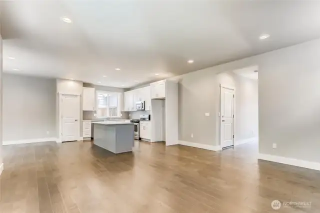 Photos of a completed home next door