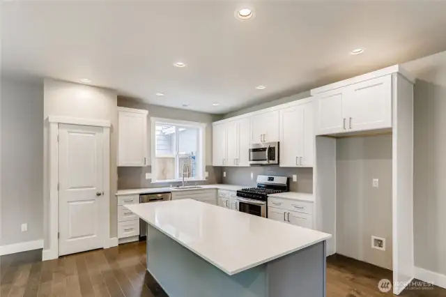 Photos of a completed home next door