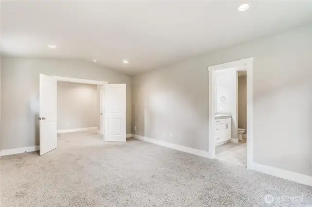 Photos of a completed home next door