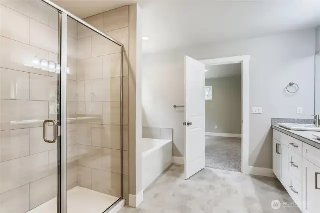 Photos of a completed home next door