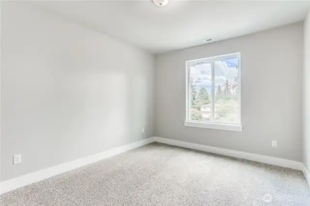 Photos of a completed home next door