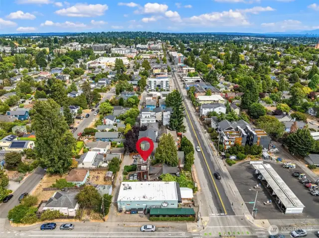Looking East Directly Down NW 85th St