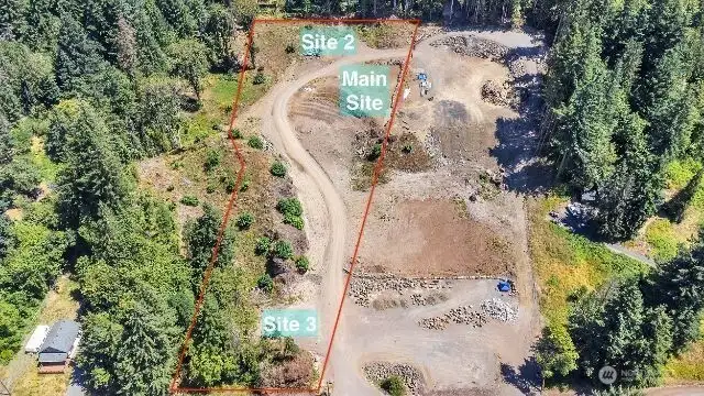 Lot Boundary Lines and Building pads
