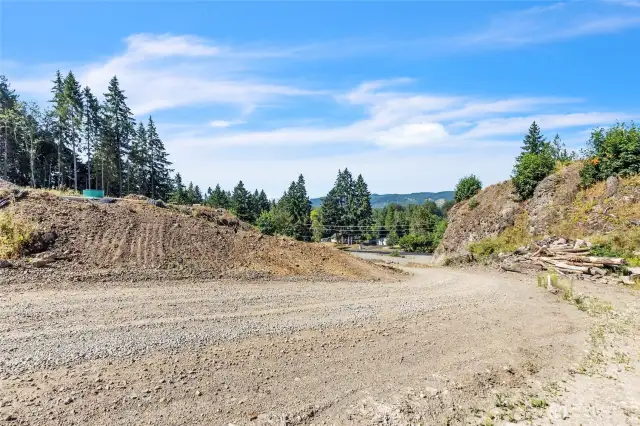 Rocked Driveway