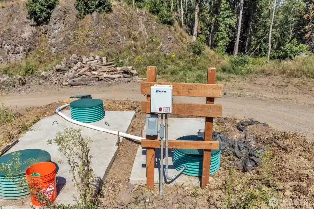 Septic system onsite