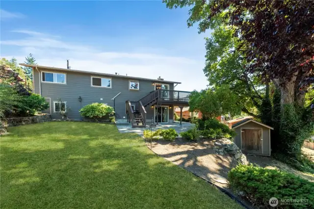 nearly .3 acres with great sun! and raised garden