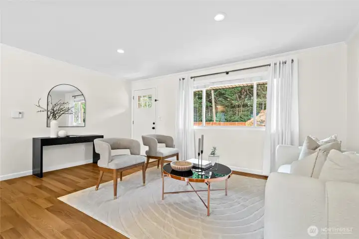Front Door, entry, living room