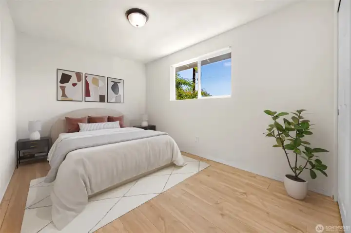 picture is virtually staged