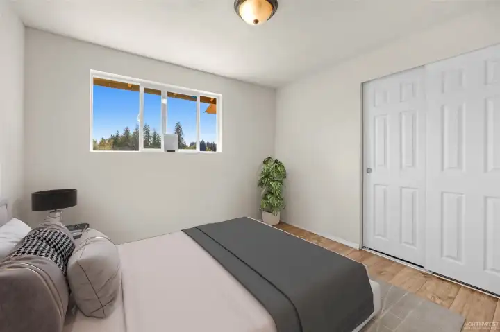 picture is virtually staged