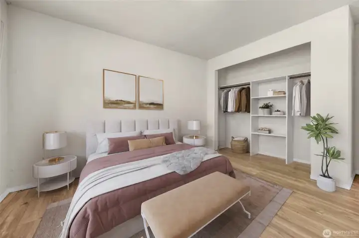 picture is virtually staged