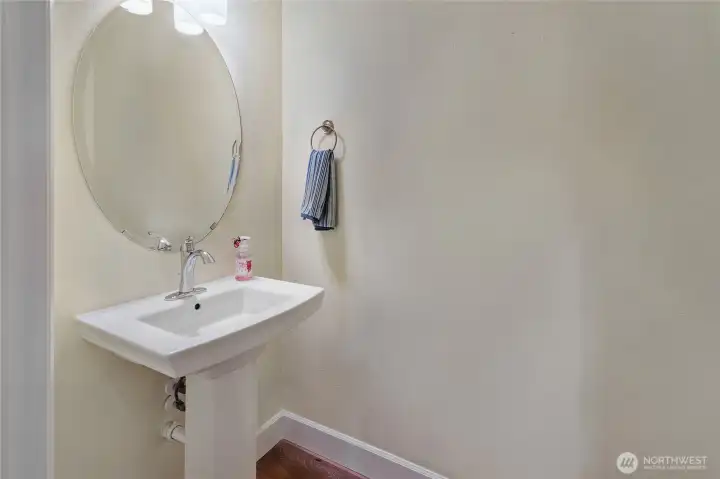 1/2 Bath on main floor