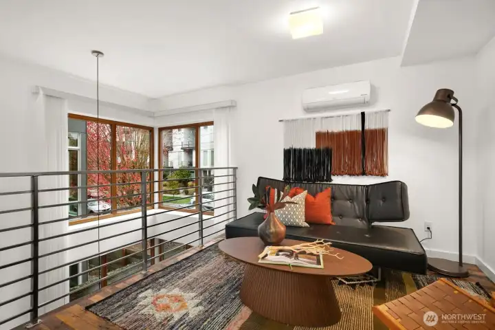 loft area on 2nd floor