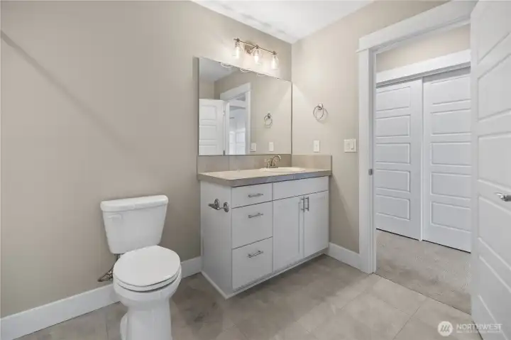 Bedroom two upstairs attached to full bath