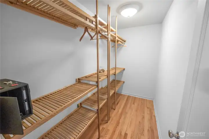 large walk in closet