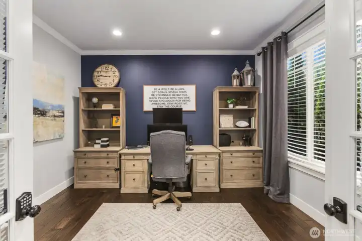 Office on the main level