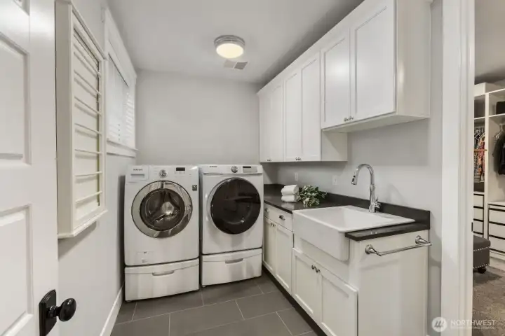 Laundry room complete with sink