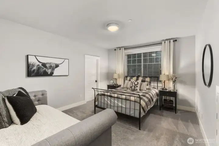 Guest bedroom on lower floor