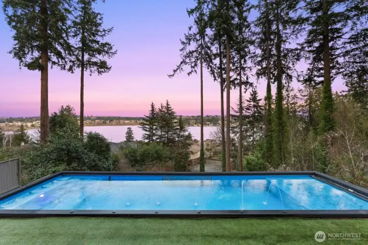 Show stopping pool with water spout features. Imagine the fun in the sun!