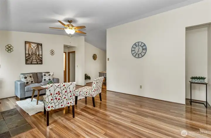 Living room from entry